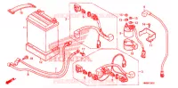 BATTERIE pour Honda TRX 250 FOURTRAX RECON Standard de 2013