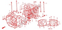 CARTER MOTEUR pour Honda TRX 250 FOURTRAX RECON Standard de 2013