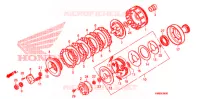 EMBRAYAGE pour Honda TRX 250 FOURTRAX RECON Standard de 2013