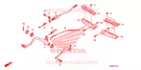 PEDALE   REPOSE PIED pour Honda TRX 250 FOURTRAX RECON Standard de 2013