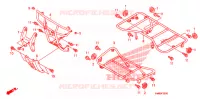 SUPPORT pour Honda TRX 250 FOURTRAX RECON Standard de 2013