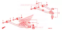 TRIANGLES AVANT pour Honda TRX 250 FOURTRAX RECON Standard de 2013