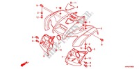 GARDE BOUE AVANT pour Honda FOURTRAX 420 RANCHER 4X4 Electric Shift CAMO de 2011