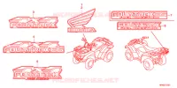 T (2) pour Honda FOURTRAX 420 RANCHER 4X4 Electric Shift CAMO de 2011