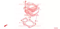 CYLINDRE pour Honda FOURTRAX 420 RANCHER 4X4 Electric Shift de 2011