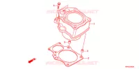 CYLINDRE pour Honda FOURTRAX 420 RANCHER 4X4 Electric Shift de 2011