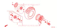 ROUE AVANT pour Honda FOURTRAX 420 RANCHER 4X4 Electric Shift de 2011