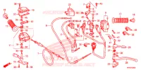 LEVIER DE GUIDON   CABLE   COMMODO pour Honda FOURTRAX 420 RANCHER 4X4 Electric Shift de 2013