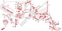 MAITRE CYLINDRE DE FREIN AVANT pour Honda FOURTRAX 420 RANCHER 4X4 Electric Shift RED de 2013