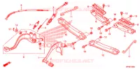 PEDALE   REPOSE PIED pour Honda FOURTRAX 420 RANCHER 4X4 PS CAMO de 2011