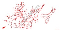 COUVERCLE LATERAL   CAPOT DE RESERVOIR pour Honda FOURTRAX 420 RANCHER 4X4 PS RED de 2011