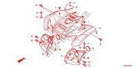 GARDE BOUE AVANT pour Honda FOURTRAX 420 RANCHER 4X4 PS de 2013