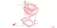 CYLINDRE pour Honda FOURTRAX 420 RANCHER 2X4 Electric Shift de 2013