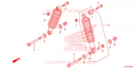 AMORTISSEUR ARRIERE pour Honda FOURTRAX 420 RANCHER 4X4 AT de 2013