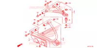 TRIANGLES AVANT pour Honda FOURTRAX 420 RANCHER 4X4 AT de 2013