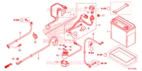BATTERIE pour Honda FOURTRAX 420 RANCHER 4X4 AT de 2013