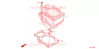CYLINDRE pour Honda FOURTRAX 420 RANCHER 4X4 AT de 2013