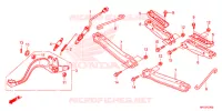 PEDALE   REPOSE PIED pour Honda FOURTRAX 420 RANCHER 4X4 AT de 2013