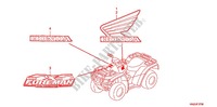 AUTOCOLLANTS pour Honda FOURTRAX 500 FOREMAN RUBICON Hydrostatic de 2013