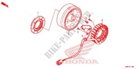ALTERNATEUR pour Honda FOURTRAX 500 FOREMAN RUBICON Hydrostatic de 2014