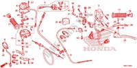 LEVIER DE GUIDON   CABLE   COMMODO pour Honda FOURTRAX 500 FOREMAN RUBICON Hydrostatic de 2014