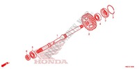 ARBRE DE SORTIE pour Honda FOURTRAX 500 FOREMAN RUBICON Power Steering de 2014