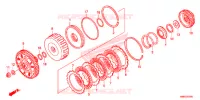 EMBRAYAGE (BAS) pour Honda FOURTRAX 680 RINCON de 2014