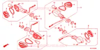 CLIGNOTANT pour Honda CROSSRUNNER 800 GREY de 2013