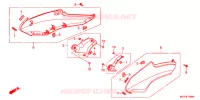 COUVERCLES LATERAUX pour Honda CROSSRUNNER 800 GREY de 2013