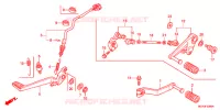 PEDALE pour Honda CROSSRUNNER 800 de 2014