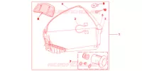 TOP CASE 45L PROMINENCE RED pour Honda VFR 1200 F de 2013