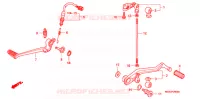 PEDALE pour Honda VFR 1200 F de 2013