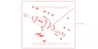 SILENCIEUX TITANE pour Honda VFR 1200 F de 2013