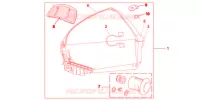 TOP CASE 45L TITANIUM BLADE pour Honda VFR 1200 F de 2013