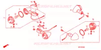 CLIGNOTANT pour Honda VT 1300 FURY de 2010