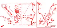 MAITRE CYLINDRE DE FREIN AVANT pour Honda VT 1300 FURY de 2010