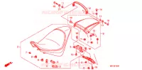 SELLE pour Honda VT 1300 FURY de 2010