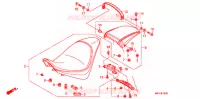 SELLE pour Honda VT 1300 FURY ABS de 2010
