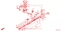 MAITRE CYLINDRE DE FREIN ARRIERE pour Honda VT 1300 FURY ABS de 2010