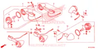 CLIGNOTANT pour Honda VT 1300 STATELINE de 2013