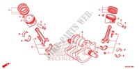 VILEBREQUIN pour Honda SHADOW VT 750 SPIRIT S de 2013