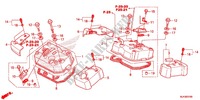 COUVRE CULASSE pour Honda SHADOW VT 750 AERO ABS GRAY de 2013