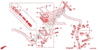 MAITRE CYLINDRE DE FREIN AVANT (VT750C/CA) pour Honda SHADOW VT 750 AERO ABS GRAY de 2013