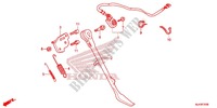 BEQUILLE LATERALE (VT750C/C2S/CA/CS) pour Honda SHADOW VT 750 GRAY de 2013