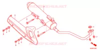 SILENCIEUX D'ECHAPPEMENT pour Honda PCX 125 SPECIAL EDITION de 2013