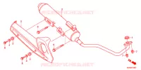 SILENCIEUX D'ECHAPPEMENT pour Honda PCX 125 de 2014