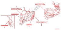 AUTOCOLLANTS pour Honda PCX 125 de 2013