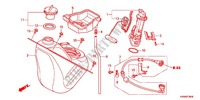 RESERVOIR A CARBURANT (WW125SB) pour Honda PCX 125 de 2011