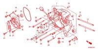 CARTER DE VILEBREQUIN DROIT (WW125SD) pour Honda PCX 125 de 2013