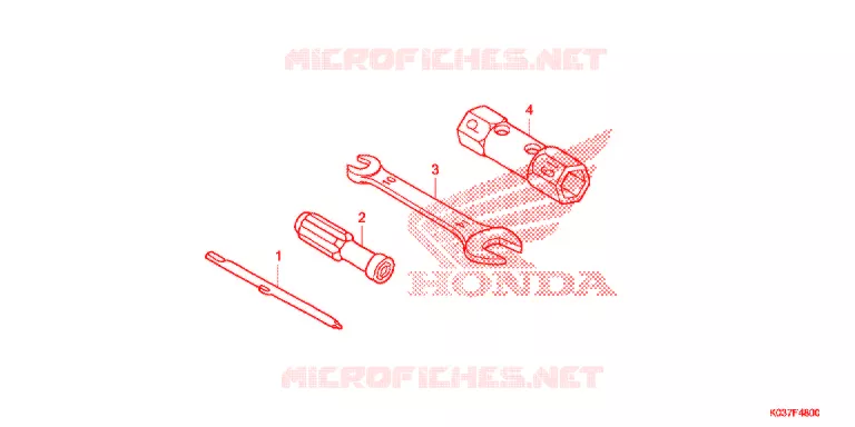 OUTIL Honda MOTO 110 WAVE 2015  AFS110CSFF